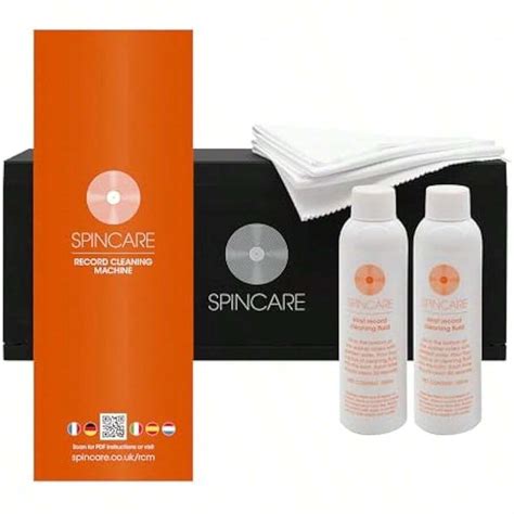 Vinyl Record Cleaner Kit By SPINCARE | Record Cleaning Machine Includes ...