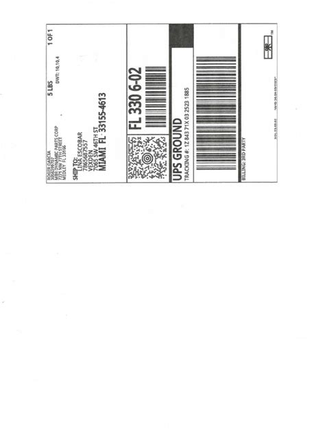 UPS Tracking# | PDF