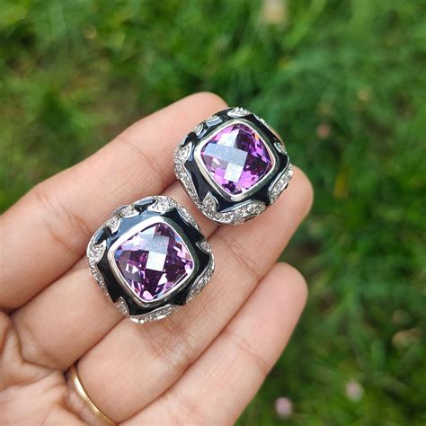 Kiara Premium American Diamond Stud Earrings – niyagallery