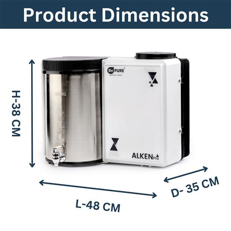 Alkaline NF UV Water PurifierDetachable With Steel Tank | Bepure