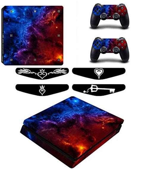 Elton Dream Red and Blue Sky Theme 3M Skin Sticker Cover for PS4 Slim ...