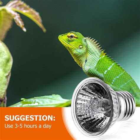 Buy Balacoo 3pcs 50W UVA UVB Full Spectrum Sun Lamp Sunbathe Heat Light ...