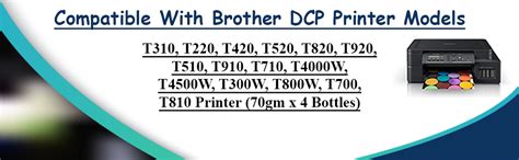 Inkclub Compatible 5000 & D60BK Ink for Brother DCP-T310, T220, T420 ...
