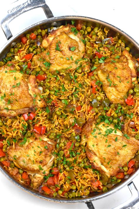 One Pan Spanish Chicken and Rice - GypsyPlate