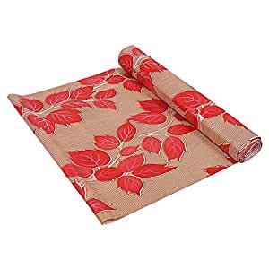 Buy Heart Home PVC Wardrobe Kitchen Drawer Shelf Mat 10 Metre Roll (Red ...