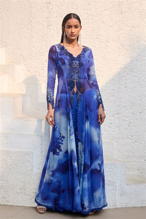 Dolly J - Cloud Whisper Jacket and Sharara - Elahe