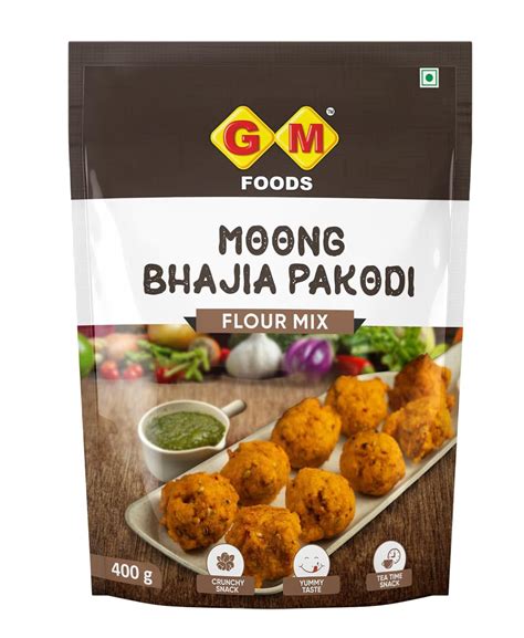 GM Foods Moong Dal Pakodi 400g | Instant Bhajia & Pakodi Mix for ...