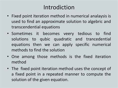 Image result for Example of Fixed Point Iteration Method