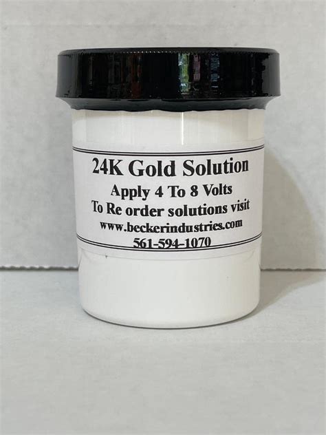24k Gold Plating Solution 24k Electroplating Solution Immersion Plating ...