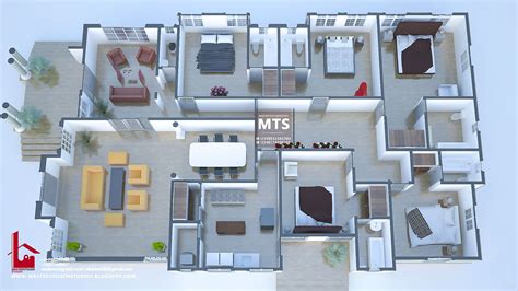 Famous Five Bedroom Bungalow Floor Plan Ideas - House Floor Plans