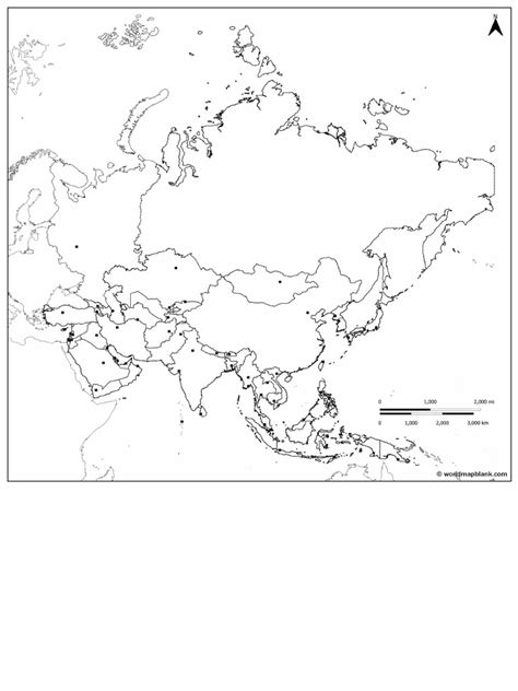Asia Map Blank | PDF