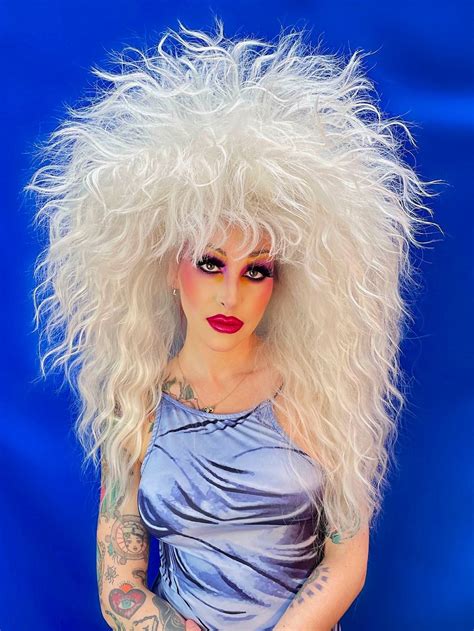 Layered Shag - Custom Drag Queen Lace Front Wig - Etsy | Wigs, Lace ...