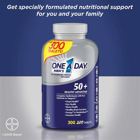 Công dụng thuốc One A Day Men's 50+ - Bí quyết giữ gìn sức khỏe cho nam ...