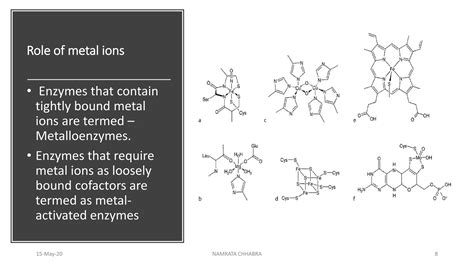 Cofactors, coenzymes and prosthetic group | PDF