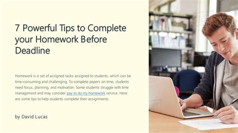 Image result for How to Complete Pending Homework Fast