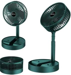 Hanumante Enterprise RECHARGEBLE TELESCOPIC FOLDABLE FAN 1 Star 300 mm ...