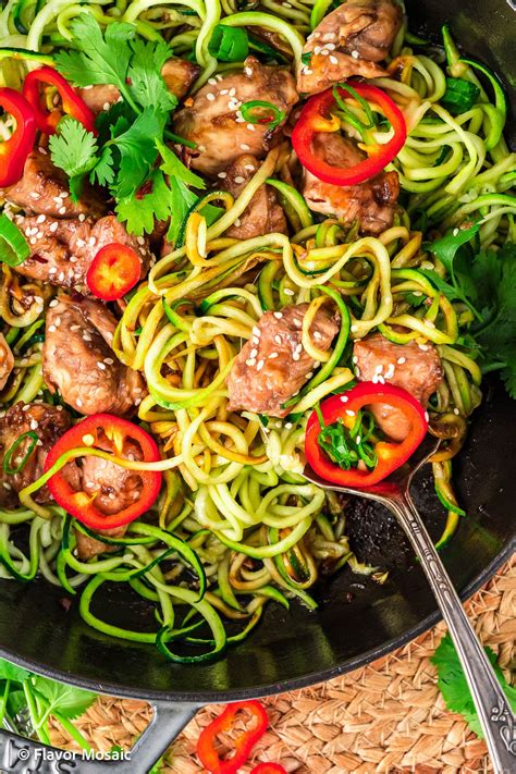 Chicken Zucchini Stir Fry (Easy Recipe) - Flavor Mosaic