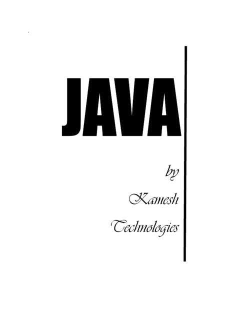 Java Tutorial PDF Free Download 的图像结果