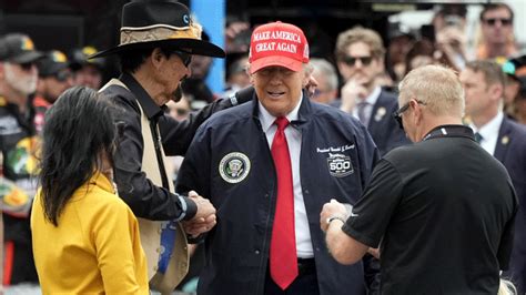 Trump's victory lap at Daytona 500 racetrack: This is your favourite ...