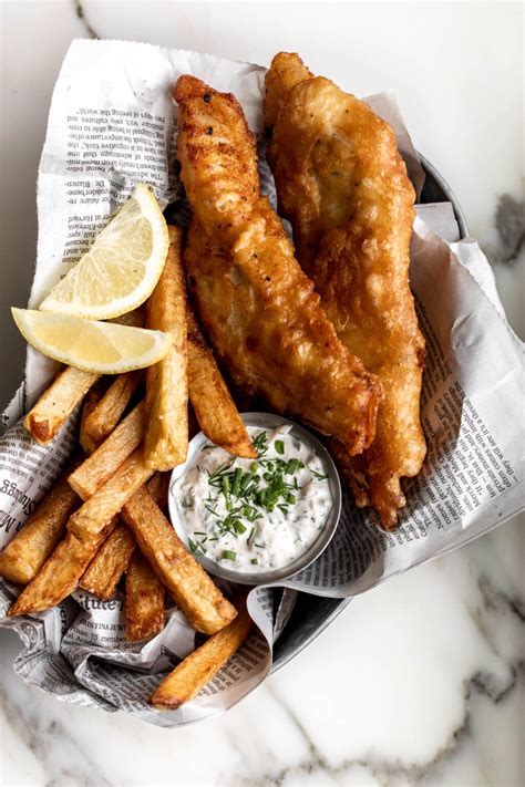 Crispy Battered Fish and Chips Recipe - Love yarn