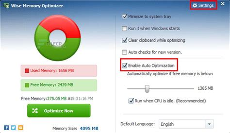 Image result for Wise Memory Optimizer Windows 1.0