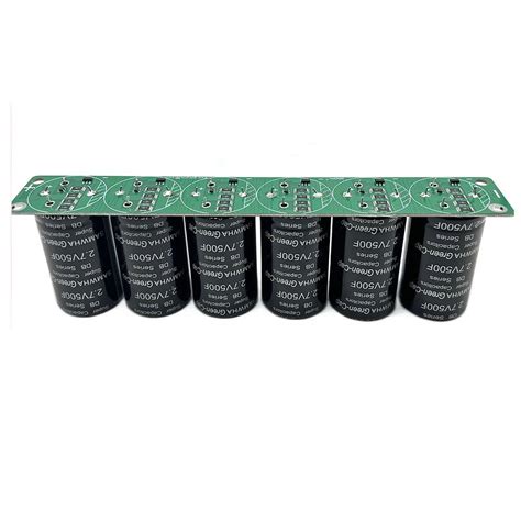 1 supercapacitor Bank 2.7V500F6pcs supercapacitor Farad Capacitor ...