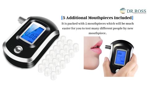 Dr. Ross Alcohol Tester/Detector Portable Handy Alcohol Meter Breath ...