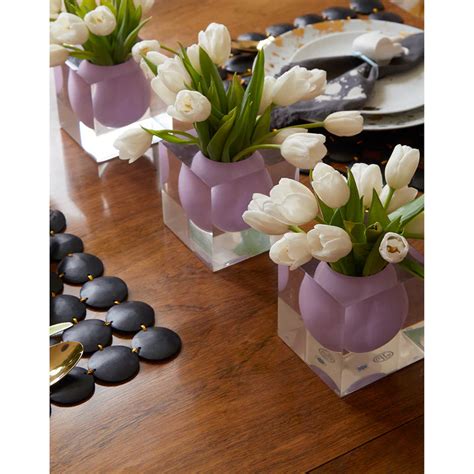 Jonathan Adler | Bel Air Mini Scoop Vase Lilac | Mérci Dehradun | Bring ...