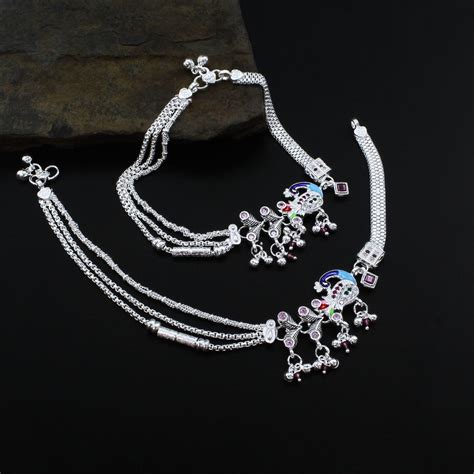 Chandi ki Payal designs at genuine prices| Latest Silver Payal designs ...