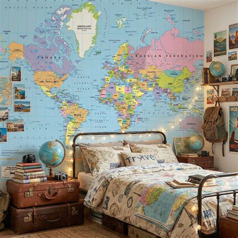 World Map Wall Mural 的图像结果