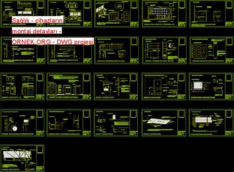 Ahşap ranza dwg projesi - Autocad Projeler