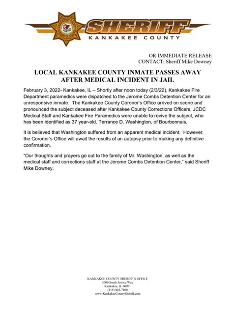 Inmate Found Dead at Jerome Combs Today | The Valley