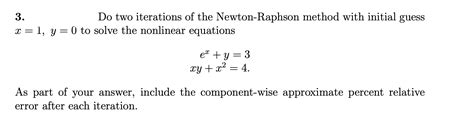 Image result for Newton-Raphson Method Two Equations