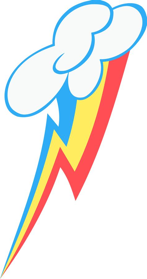 Rainbow Dash Cutie Mark Vector