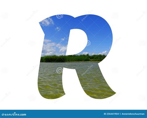 The Letter R In Water