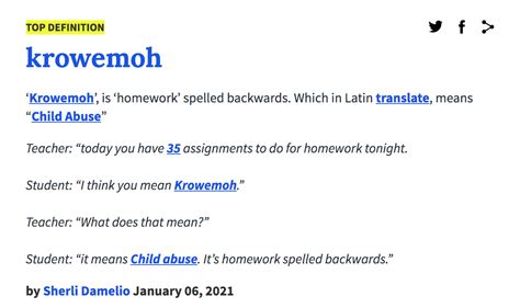 Image result for Homework Backwards