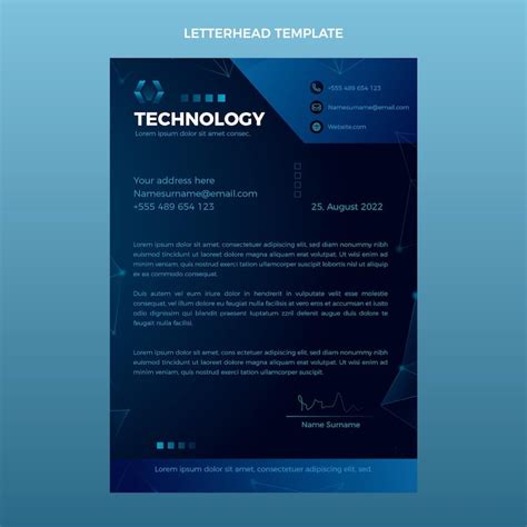 Tech letterhead Images - Free Download on Freepik