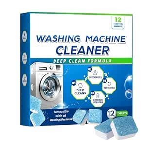 XIQARN Washing Machine Cleaner & Descaler Tablets | 12 Tablets | Better ...