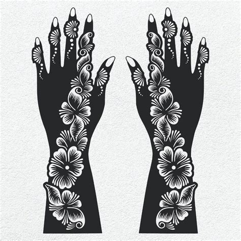 Buy Mehndi Stencil Online In India - Etsy India