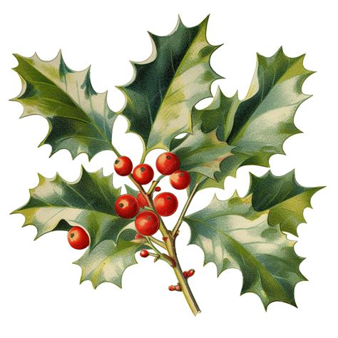 Premium Photo | Vintage christmas clip art wreath