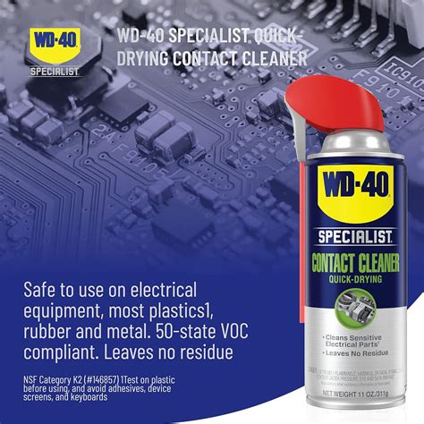 Wd 40 Electrical Contact Cleaner Spray at Colleen Archibald blog