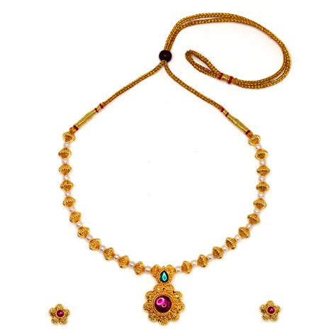 Royal Maharashtrian Mala Necklace – Kalapuri