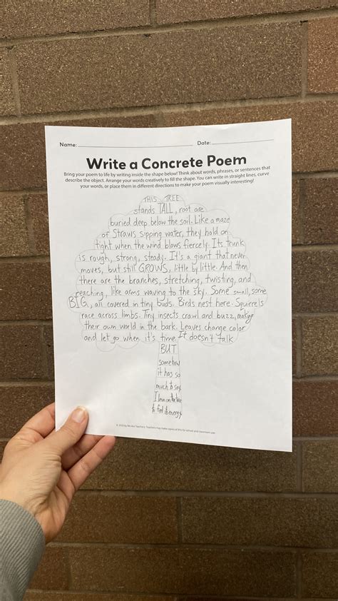 How To Write Concrete Poems: Examples and Templates - Dvonee.com