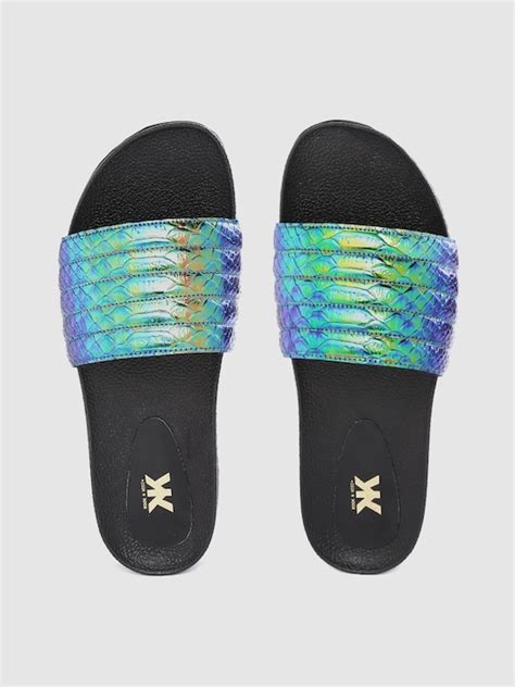 Cashless Bazaar Kook N Keech Women Snakeskin Pattern Sliders