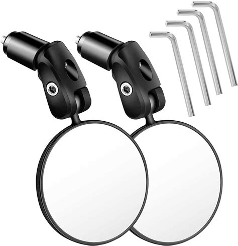 CHENYU Bar End Bike Mirrors/Bicycle Mirrors for Handlebars/360 Dregree ...