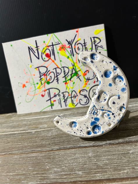 Cheese Moon Pipe - Not Your Poppa's Pipes by Sarahamics & Co