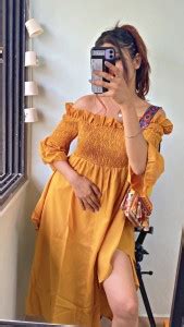 TANDUL Women Maxi Yellow Dress - Buy TANDUL Women Maxi Yellow Dress ...