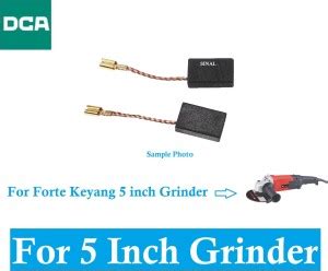 SINAL Carbon Brush Set (DCA Make) For FORTE KEYANG 5inch Grinder (CR281 ...