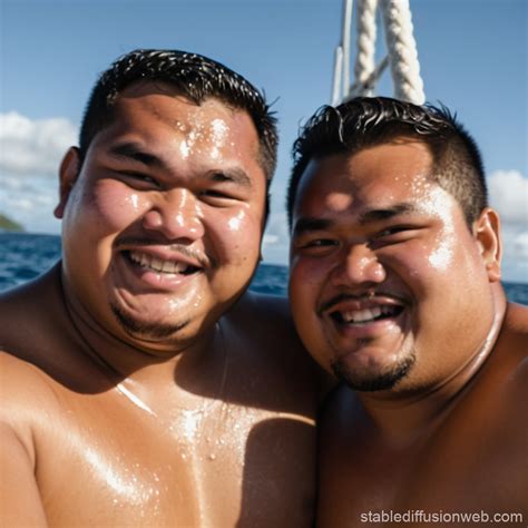 Tongan Men on Boat | Stable Diffusion Online