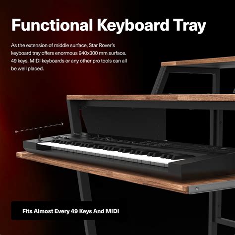 Wavebone Star Rover™ 6U Studio Desk – Jubal Store